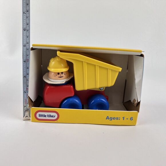 LITTLE TIKES Toddle Totmobiles Vehicles Dump Truck Construction 0045 VTG 90s USA - Picture 7 of 9